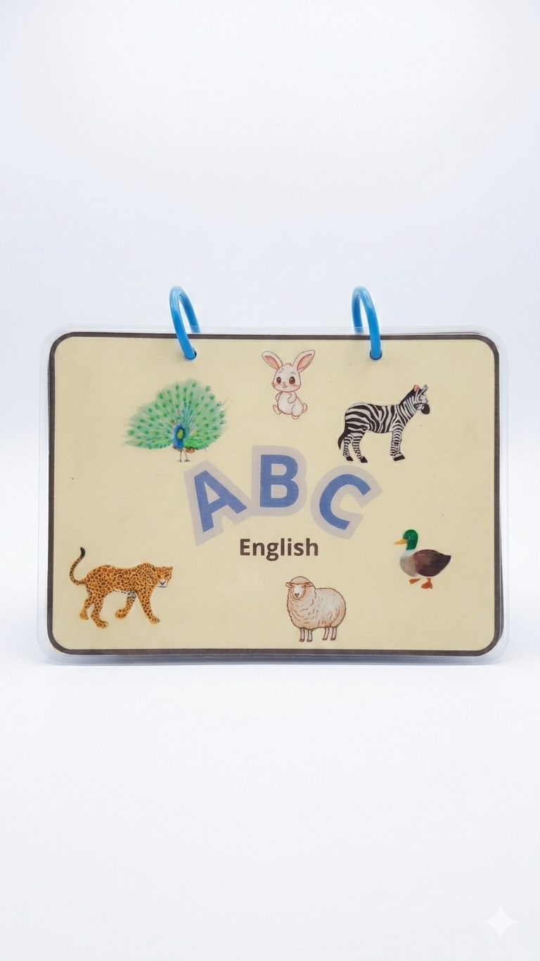 Mon Abécédaire Interactif Spécial Anglais système scratch alphabet animaux motricité fine apprentissage ludique Montessori éveil